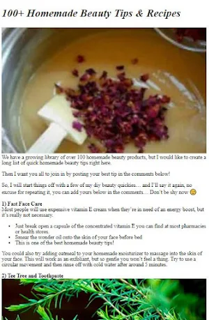 Beauty Secrets Tips Screenshot 0