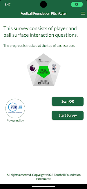 Football Foundation PitchRater Screenshot 1