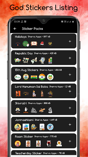All Festival Stickers for whatsapp Screenshot 2