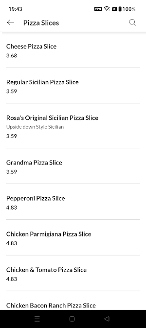 Rosa'S Pizzeria And Restaurant Screenshot 2