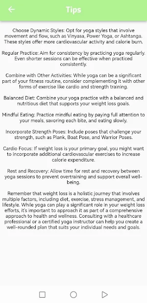 Yoga lose weight in 30 days Screenshot 1