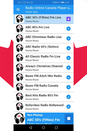 Radio Online Canada Player and Screenshot 2