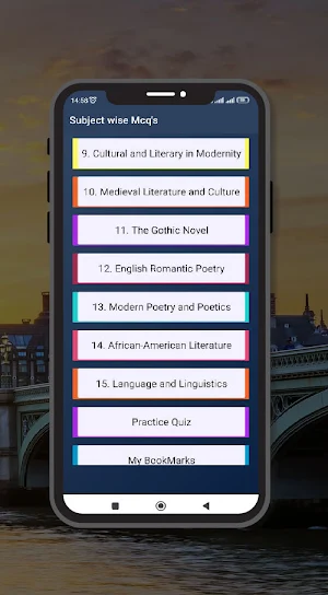 English Literature MCQs Screenshot 3