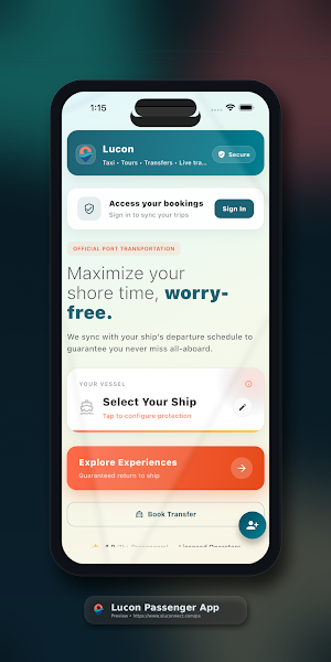 Lucon - Passenger App Screenshot 0