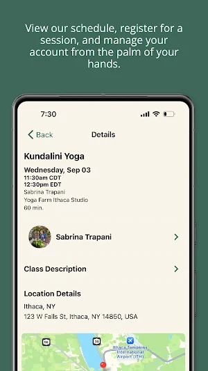 Yoga Farm Ithaca. Screenshot 3
