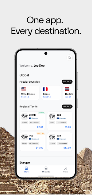 Simnetiq: Travel eSIM Data Screenshot 1