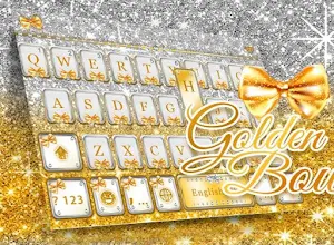 Golden Bow Keyboard Theme Screenshot 3