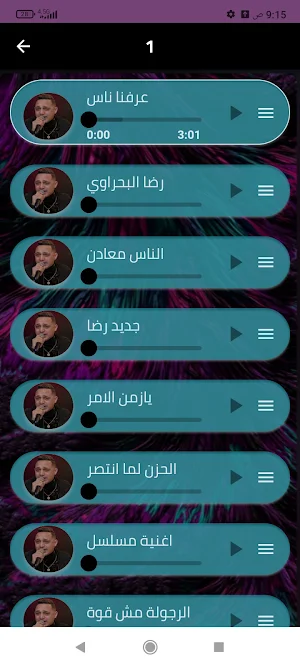 أجمل أغاني رضاالبحراوي بدون نت Screenshot 1