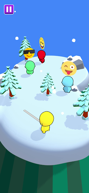 Snow Ball Fight 3D Screenshot 2