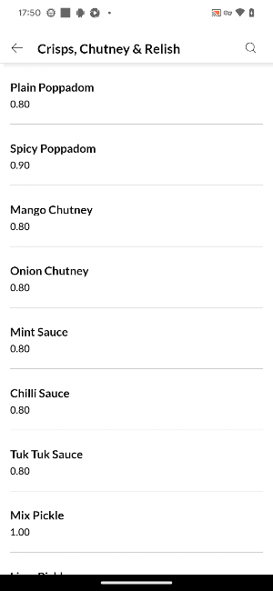Tuk Tuk Indian Takeaway Screenshot 2