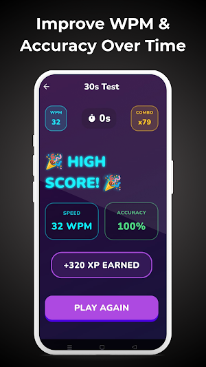 Typing Speed Test - WPM Screenshot 3