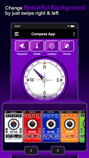 Locked Location Path Compass Screenshot 3