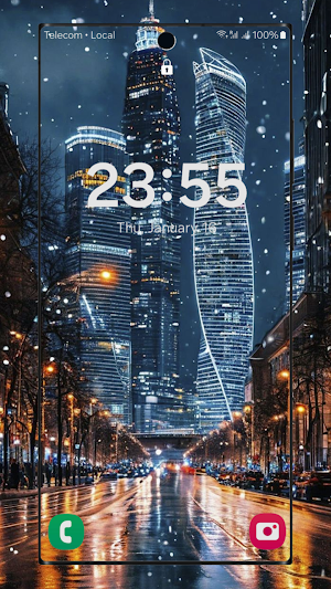 Rainy City Live Wallpaper Screenshot 3