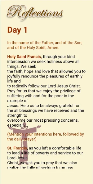 St. Francis of Assisi Devotion Screenshot 3