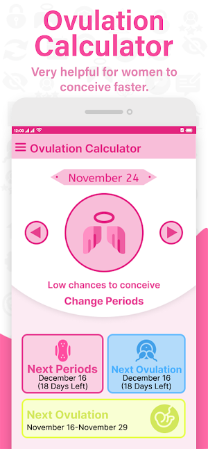 Ovulation Period Calculator Screenshot 0
