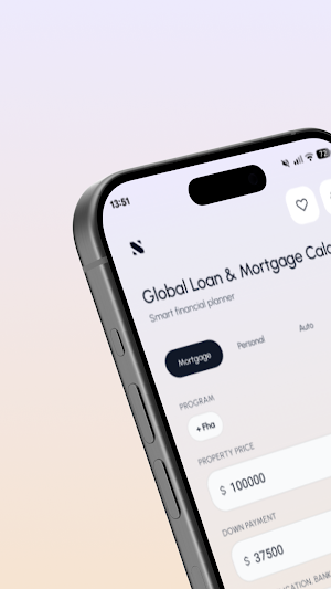 Global Loan & Mortgage Calc Screenshot 0