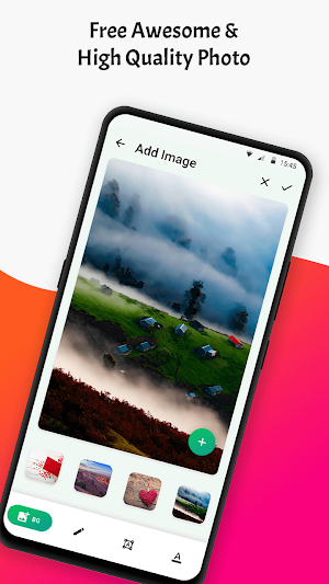 Write Persian Text on photo Screenshot 2