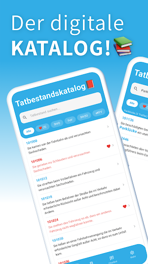 Tatbestandskatalog Screenshot 0