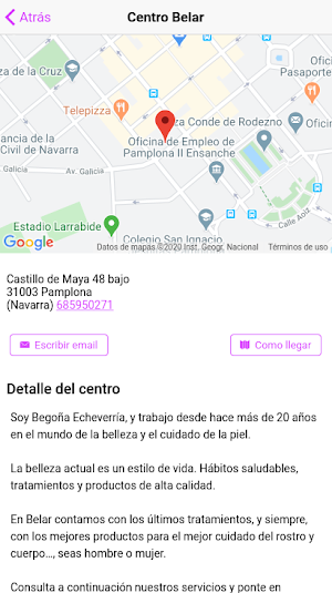 Centro Belar by Begoña Echeverría Screenshot 1