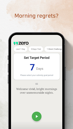 ZERO: Sobriety & Quit Alcohol Screenshot 0