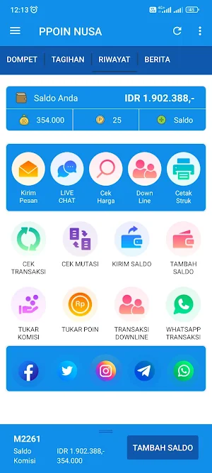 PPOIN Nusa : Agen Pulsa QRIS Screenshot 2