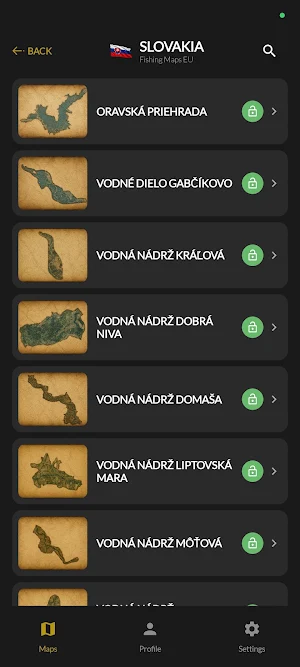 Fishing Maps EU Screenshot 1