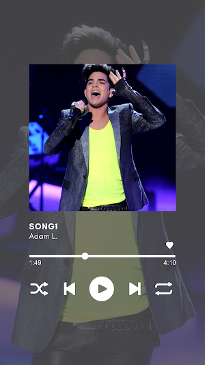 Music Adam Lambert Song Mp3 Screenshot 0