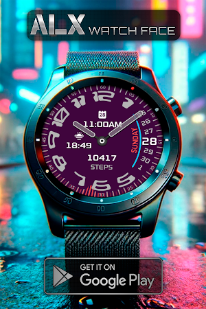ALX19 Analog Watch Face Screenshot 2