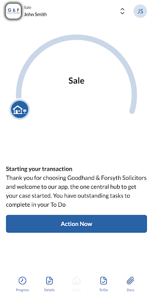 G&F Solicitors Screenshot 2
