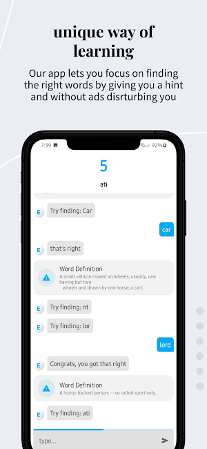 Eword - Vocabulary Challenge Screenshot 1