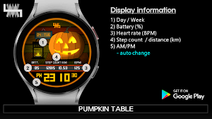 LMwatch pumpkin table Screenshot 1