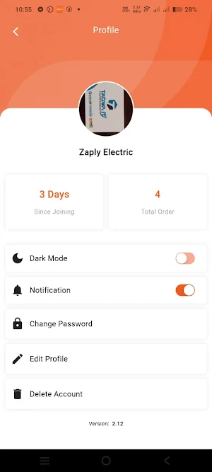 Zaply Seller App Screenshot 1