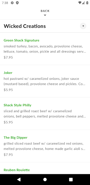 Green Shack Deli Screenshot 2