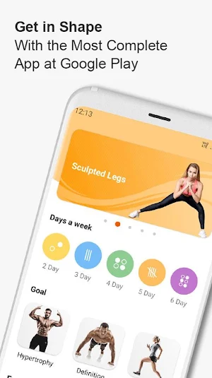 Gym WP - Dumbbell, Barbell and Supersets Workouts Screenshot 0