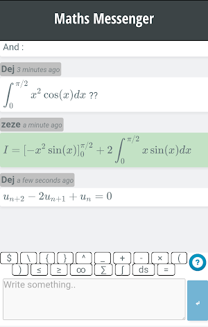 MathsMessenger Screenshot 3