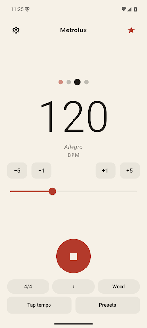 Metrolux - Simple Metronome Screenshot 1