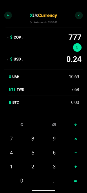 XUsCurrency Screenshot 0