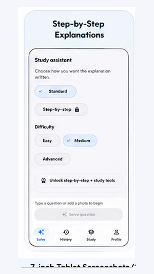 SolveSnap: AI Homework Helper Screenshot 1