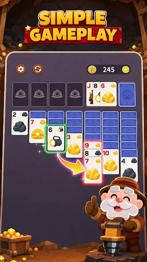 Miner Cards: Solitaire Games Screenshot 0