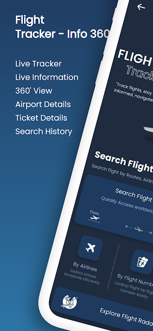 Flight Tracker - Info 360 Screenshot 0