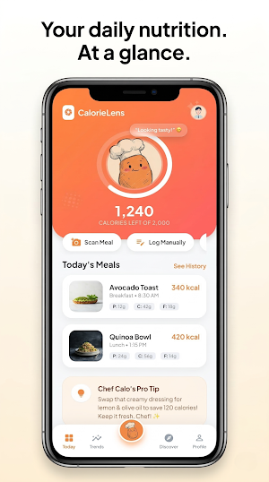 CalorieLens: AI Scanner & Map Screenshot 1