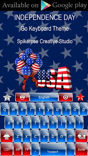 Independence Day Go Locker theme Screenshot 2