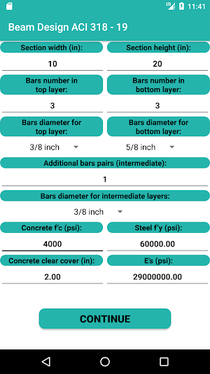Beam design ACI 318 - 19 Screenshot 3