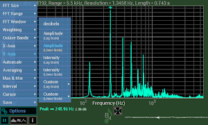 Spectrum Analyser Screenshot 3