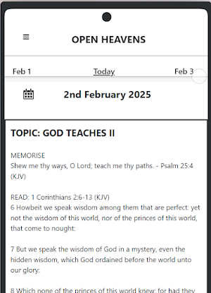 RCCG Open Heavens Devotional Screenshot 3