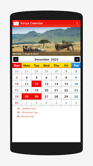 Kenya Calendar 2023 Screenshot 3