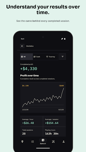SmallBlind - Bankroll Tracker Screenshot 1
