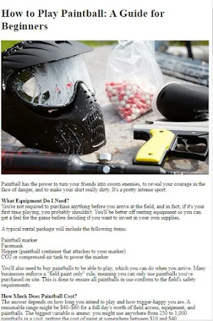 How to Play Paintball Screenshot 1