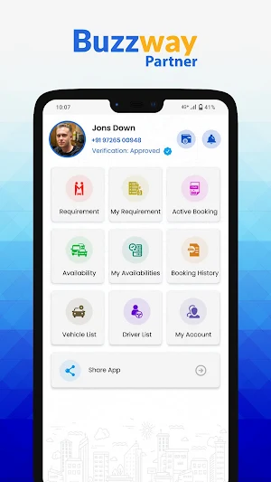 Buzzway Partner Screenshot 1