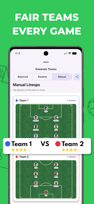 KickArrange Screenshot 2